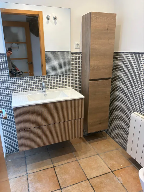 Baño completo reformado - Reformas Gustavo